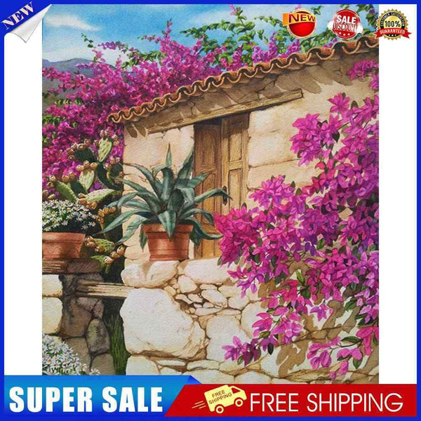#A Yard Corner Oil Paint By Numbers Kit DIY Drawing Picture for Adults Home De
