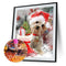 Dog Christmas Xmas 5D Diamond Embroidery Painting Rhinestone Cross Stitch