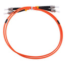 ST-ST Duplex 62.5/125 Multimode Fiber Optic Patch Cable Cord Jumper Orange