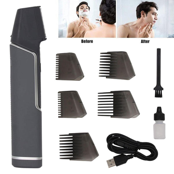 Hot Men Nose Ear Face Neck Eyebrow Hair Mustache Beard Trimmer Shaver Clipper_