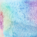 Gradient Color Finishing Bag Plush Cosmetic Bag Storage Case Makeup Pouch