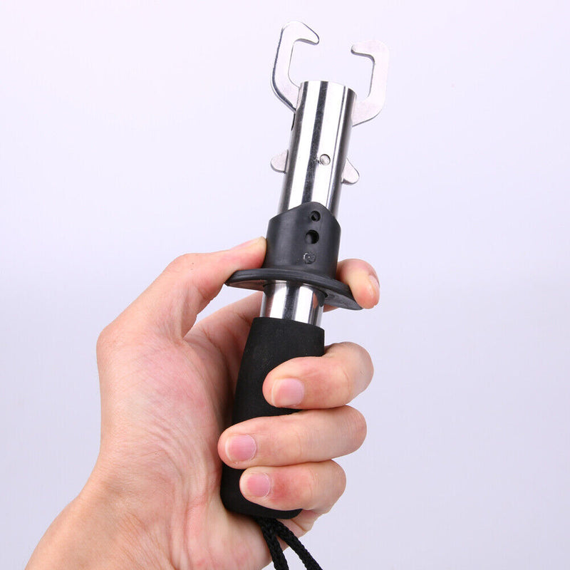 Stainless Steel Fishing Grip Control Pliers Scissors Set Line Cutter Clip Clamp