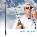 NA-771 Dual Band SMA-M Male Handheld Antenna for Yaesu BAOFENG Walkie Talkie