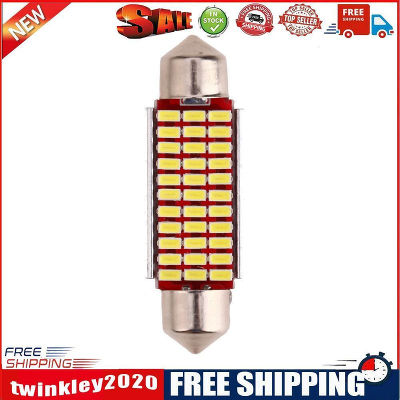 1Pc 41mm 33SMD Double Pointed High Light Car LED Light Coding Reading Light