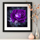 Diamond Embroidery Rose Flowers Round DIY Diamond Painting Cross Stitch Newly