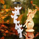 Solar Wind Chime Lamps Color Changing Angels Pendant Lights Garden Decor Newly