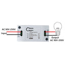 433 Mhz Wireless RF Receiver Wifi Smart Switch Timer Relay Phone Remote Control