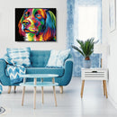 Painting By Numbers DIY Distracted Color Dog Hand Painted Artwork Picture
