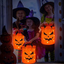 4PCS LED Light Halloween Candy Bags Light up Halloween Party Bags Trick Large#