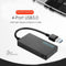 4-Port USB3.0 HUB Adapter Splitter Converter Cable w/Indicator Light for Laptop