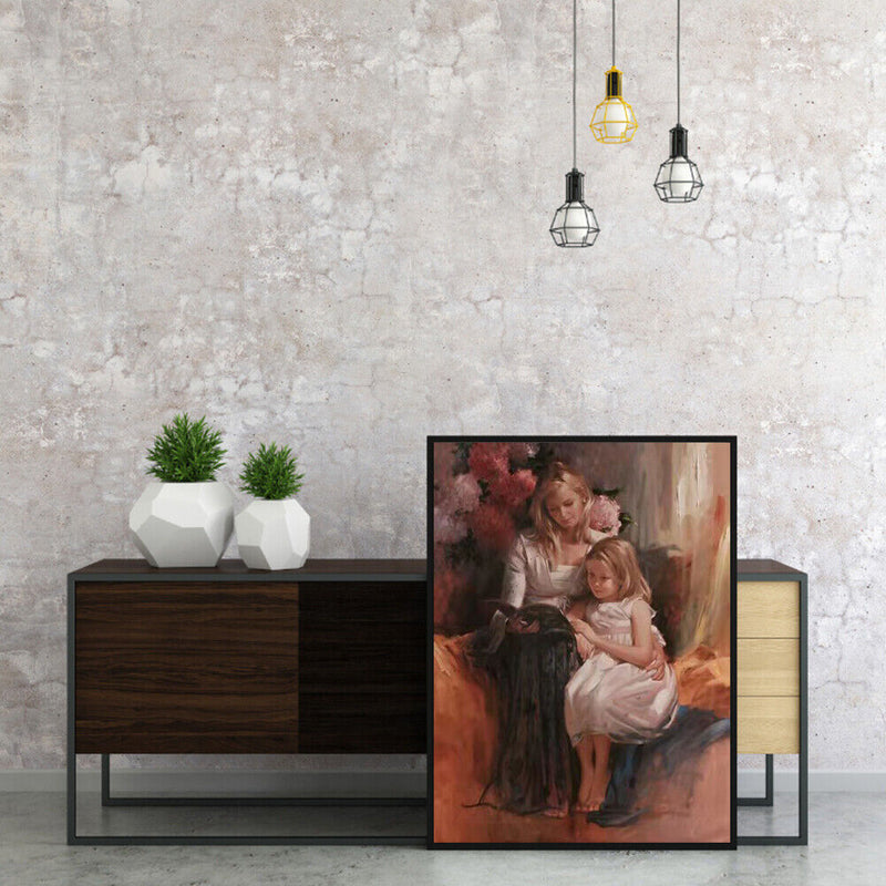 DIY Character Frameless Oil Paint by Numbers Kit Picture Handpainted Home Decor