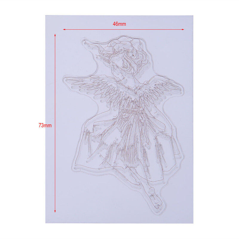 Silicone Clear Stamp + Metal Cutting Dies Stencil Frame Scrapbook Craft-172