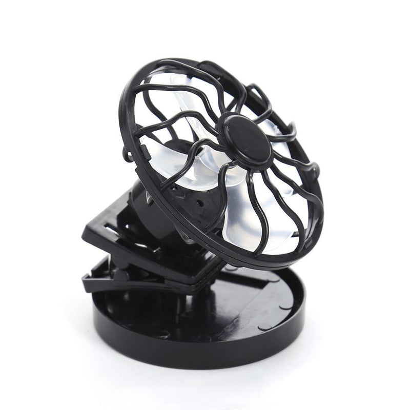 Sun Solar Powered Cooling Fan Clip-On Mini Solar Panel Cell Beach Outdoors
