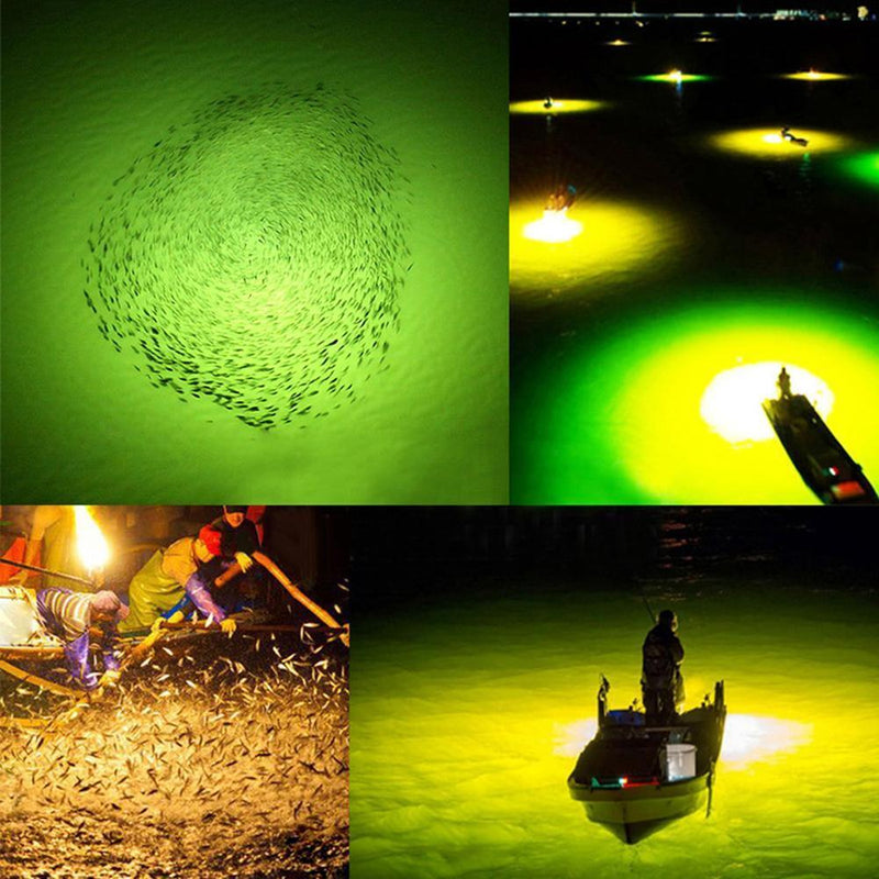 Underwater LED Fishing Attracting Lamp Luminous Lure Bait Light (White)