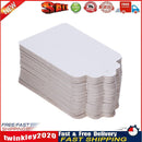 100pcs Blank Label Cards Kraft Paper Wedding Gifts DIY Hanging Tag(White) Newly
