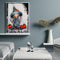 Art Hand Painted Oil Paint By Numbers Witch Digital Drawing On Canvas Home Decor
