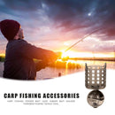 Fishing Bait Cage Connector Sinker Feeder Bait Holder Fishing Tackle (L)