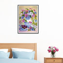 5D DIY Full Drill Diamond Painting Cartoon Flowers Cross Stitch Embroidery Ki