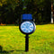 9 LED Waterproof Solar Spotlight Garden Lawn Ground Lighting Wall Lamp (B) Newly