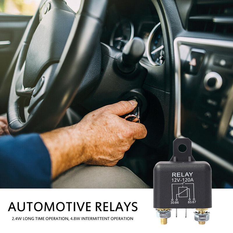 12V 100A/120A Automobile Current Protective Relay Car Power Control Replace