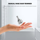Stainless Steel Manual Hair Trimmer for Shaving Nose Ear Hair Trimming Shaver