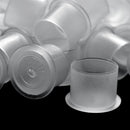 Plastic Microblading Tattoo Ink Cup Cap Pigment Clear Holder Container(C)