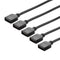 Female to Female 3528/5050 RGB LED Strip Light Connector Cable (1 to 4) Newly