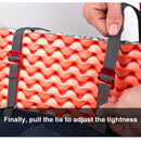 1.5m nylon rope with cord strap and quick tension hook for climbing
