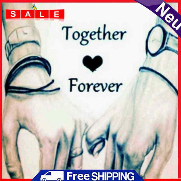 Full Round 5D DIY Diamond Painting Lovers Hold Hands Embroidery Cross Stitch Kit