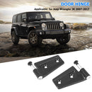 For Jeep Wrangler JK 07-17 Aluminum Alloy Door Hinge 1 Pair Replacement Parts