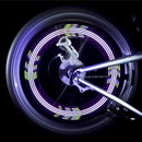 14RGB LED USB Rechargeable Bicycle Wheel Spoke Light MTB Road Bike Warning Lamp