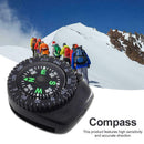 Mini Watch Strap Button Compass Survival Outdoor Hiking Camping Accessories X3X6