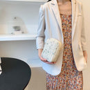 Straw Flower Crossbody Bag Women Woven Shoulder Messenger Handbags Phone Purse