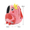#A Cartoon Animal Backpack Student Children Plush School Bag Travel Bookbags Lov