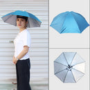 Outdoor Head-Mounted Foldable Fishing Cycling Hiking Camping Shade Umbrella