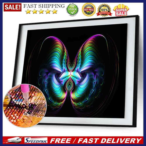 Dream Butterfly DIY Full Drill Round Rhinestones Diamond Painting Embroider