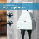 The Clapper Sound Activated Clap On /Off Light Switch Adapter Wall Outlet E3X1