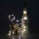 1pc 1m LED String Light Cork Button Copper Wire Fairy Lamp (Cold White) Newly
