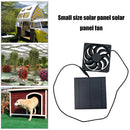 Outdoor Solar Panel Ventilator Fan 5W 6V Greenhouse Exhaust Fan Air Extractor
