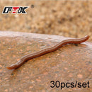 7.5cm Trout Tackle Bass Worm Red Baits  EarthWorm Fishing Lure bloodworm