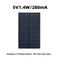 5V 1.4W 280mA Polysilicon DIY 3.7V Battery Power Charge Module Solar Panel