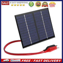 1.5W 12V Solar Cell Polysilicon Flexible DIY Solar Panel Power Bank w/Clip