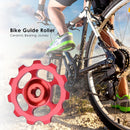 Aluminum Alloy MTB Bike Ceramic Bearing  11T Wheel Rear Derailleur (Red)