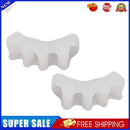 2x Toe Separator Hallux Valgus Corrector Hammer Straightener (Child White)