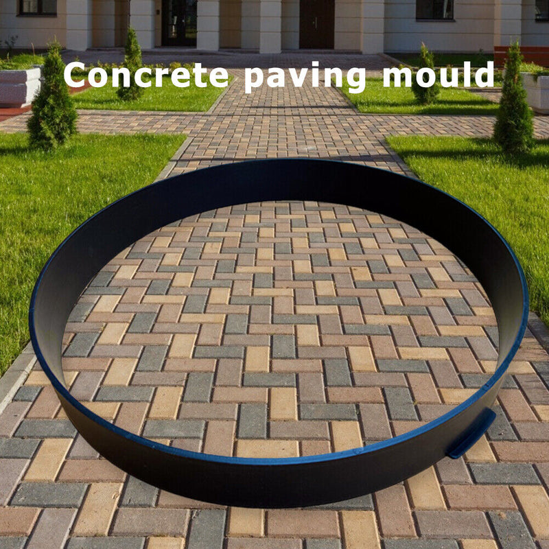 Paving Round Stepping Stone Concrete Mold Floor Path Maker Mould for Garden