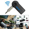 Wireless Bluetooth Receiver 3.5mm-AUX Audio Stereo Black Music Car Adapter P5L6