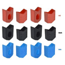 1 Pair Bicycle Crank Covers Silicone Crankset Protector Arm Sleeve (Black)