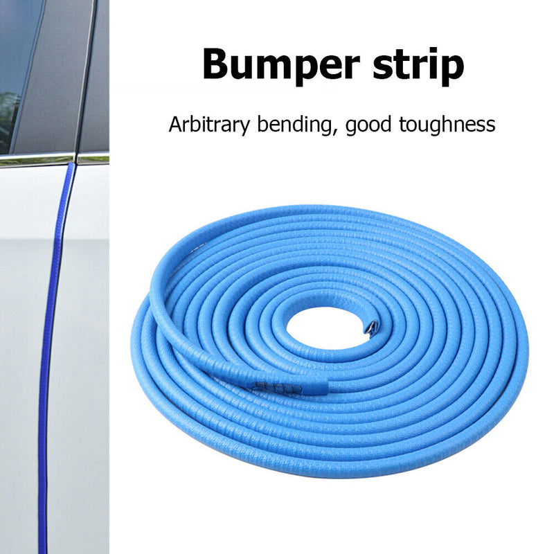 5m Car Door Anti Collision Strip Paste-free Sealing Guard with Steel Disc