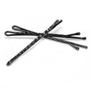 60Pcs Waved Black Grip Women Fashion Hair Clip Hairpin Barrette Bobby Pin