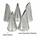Flowers Icing Piping Nozzle Rose Petal Cake Decorating Tool Stainless Steel